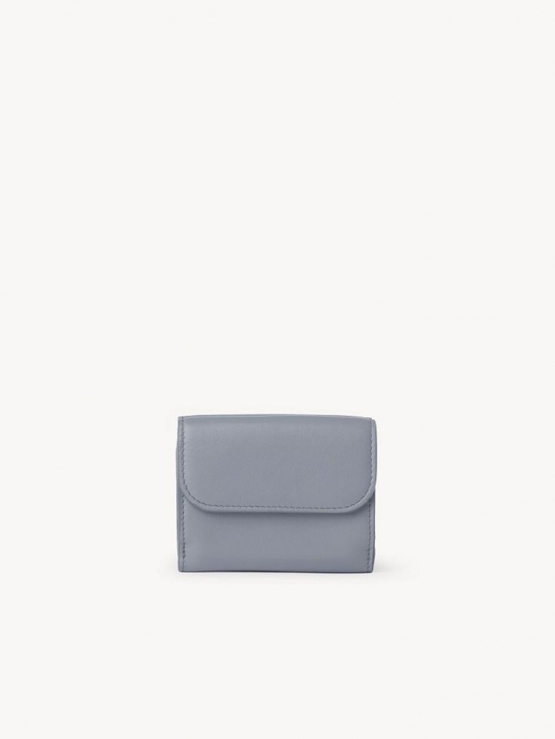 Chloe Sense Mini Tri-fold Compact Wallets STORM BLUE | CHE-SR14275