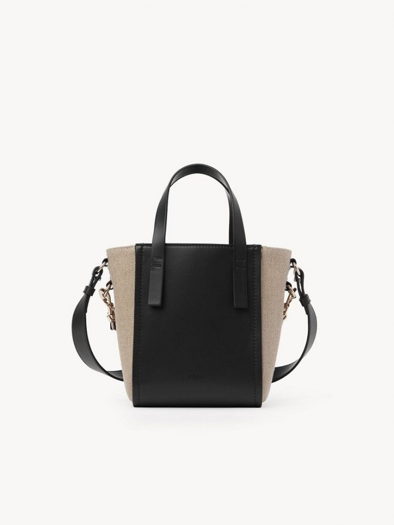 Chloe Sense Small Tote Bags Black | CHE-SR13286