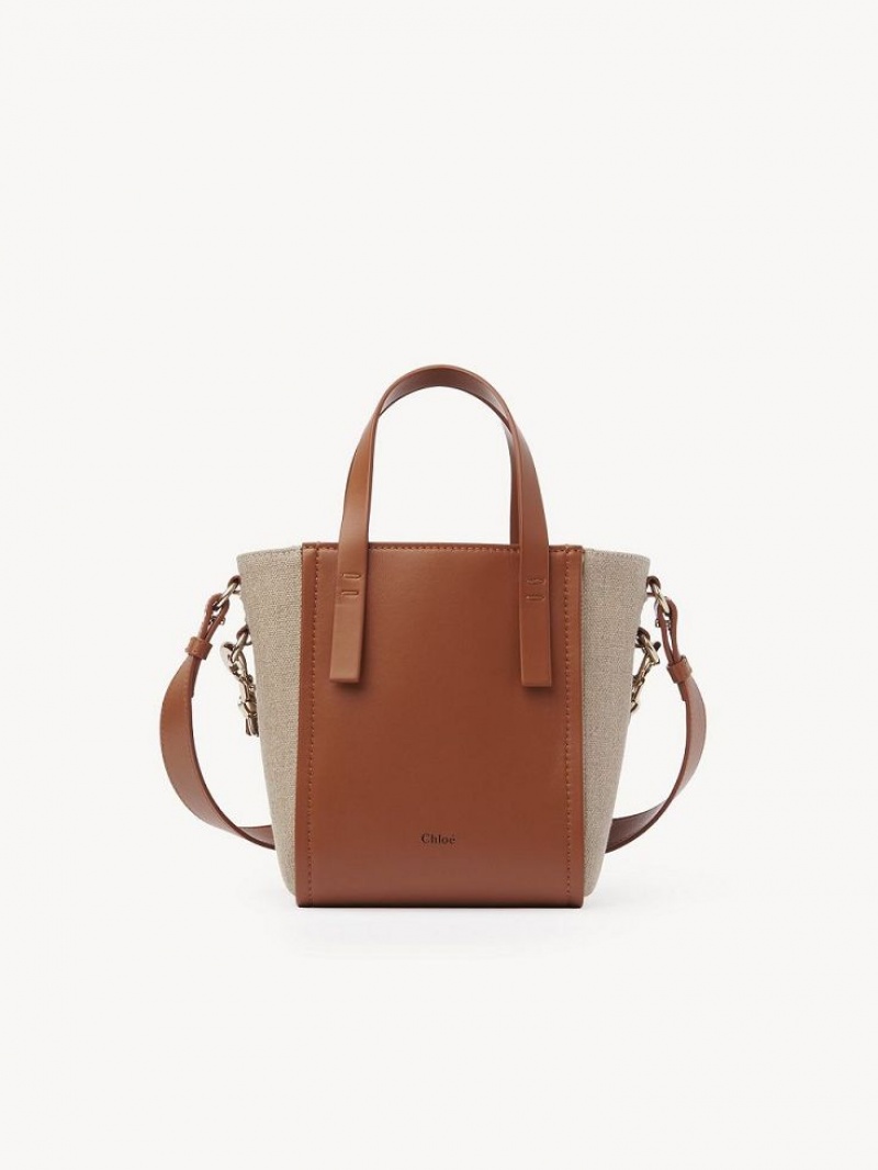 Chloe Sense Small Tote Bags Caramel | CHE-SR13285