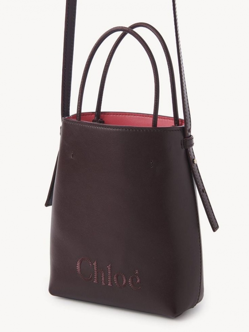 Chloe Sense Tote Mini Bags DEEP VIOLINE | CHE-SR13735