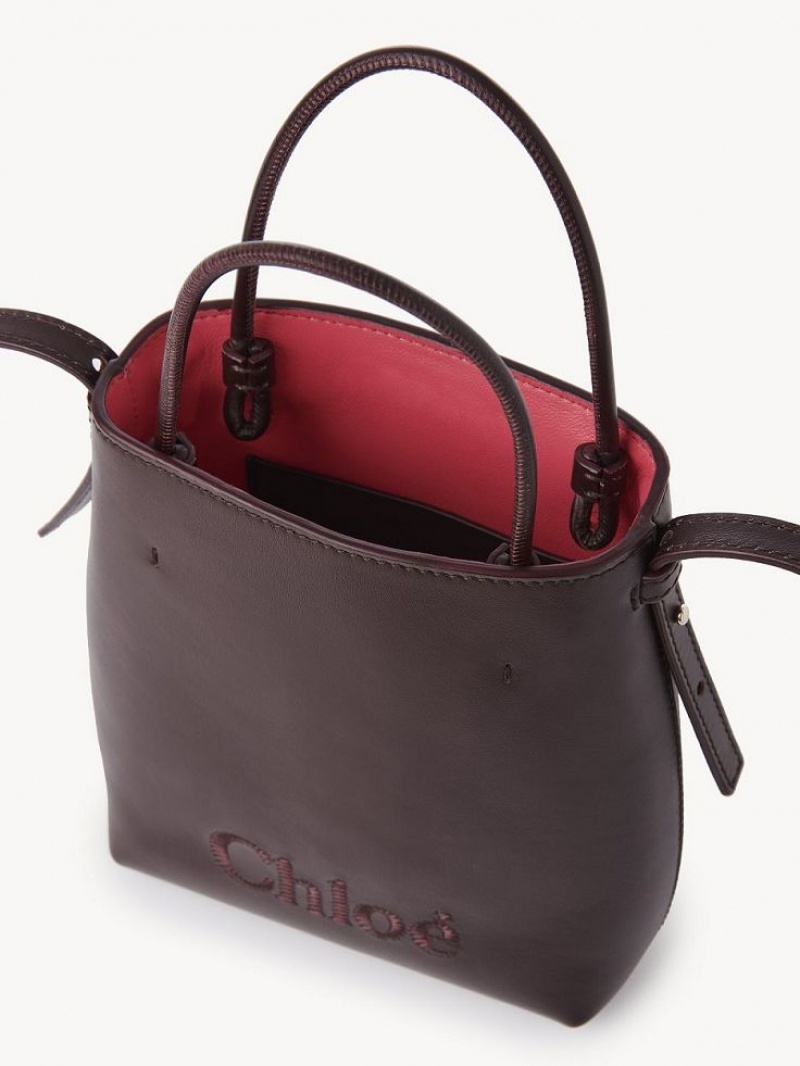 Chloe Sense Tote Mini Bags DEEP VIOLINE | CHE-SR13735