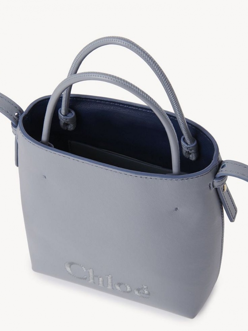 Chloe Sense Tote Mini Bags STORM BLUE | CHE-SR13733