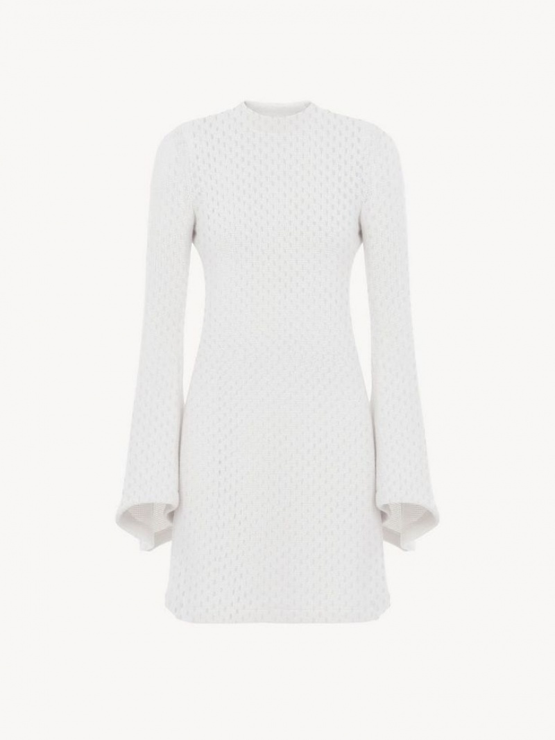 Chloe Short Tunic Knitwear Iconic Milk | CHE-SR13934