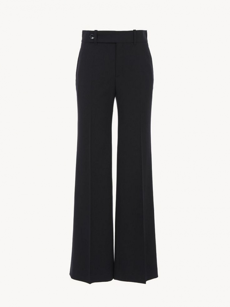 Chloe Signature Flared Pants Abyss Blue | CHE-SR13969