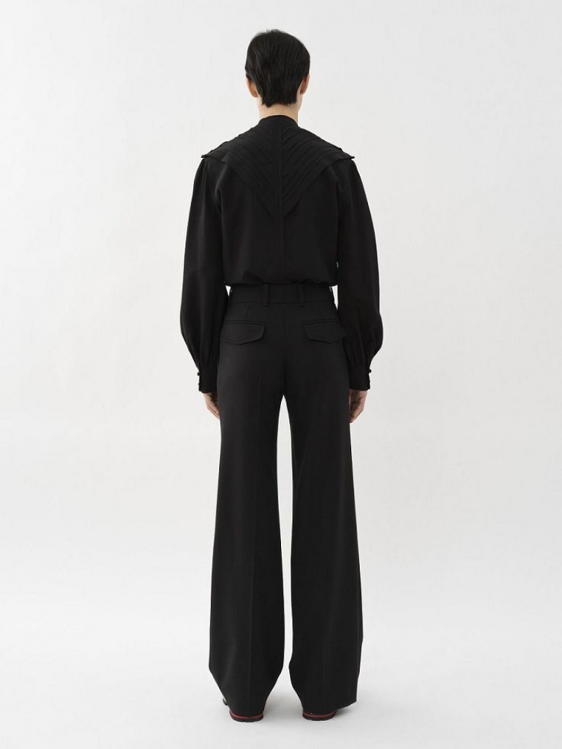 Chloe Signature Flared Pants Black | CHE-SR13968