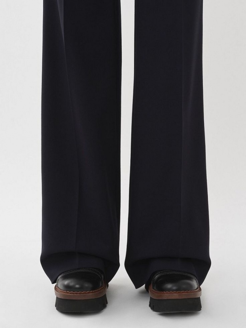 Chloe Signature Straight Pants Abyss Blue | CHE-SR13981