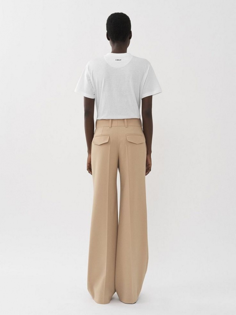 Chloe Signature Straight Pants SOFT TAN | CHE-SR13998