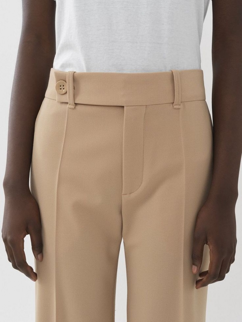 Chloe Signature Straight Pants SOFT TAN | CHE-SR13998