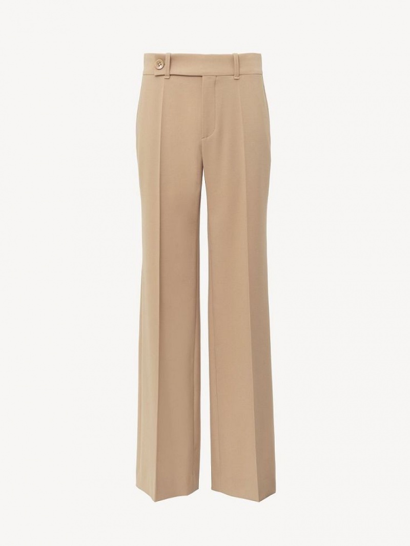 Chloe Signature Straight Pants SOFT TAN | CHE-SR13998