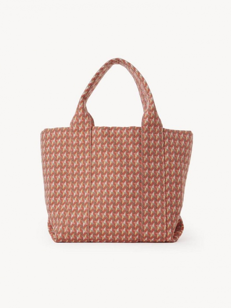 Chloe Small Laetizia Tote Bags HAPPY ORANGE | CHE-SR14702