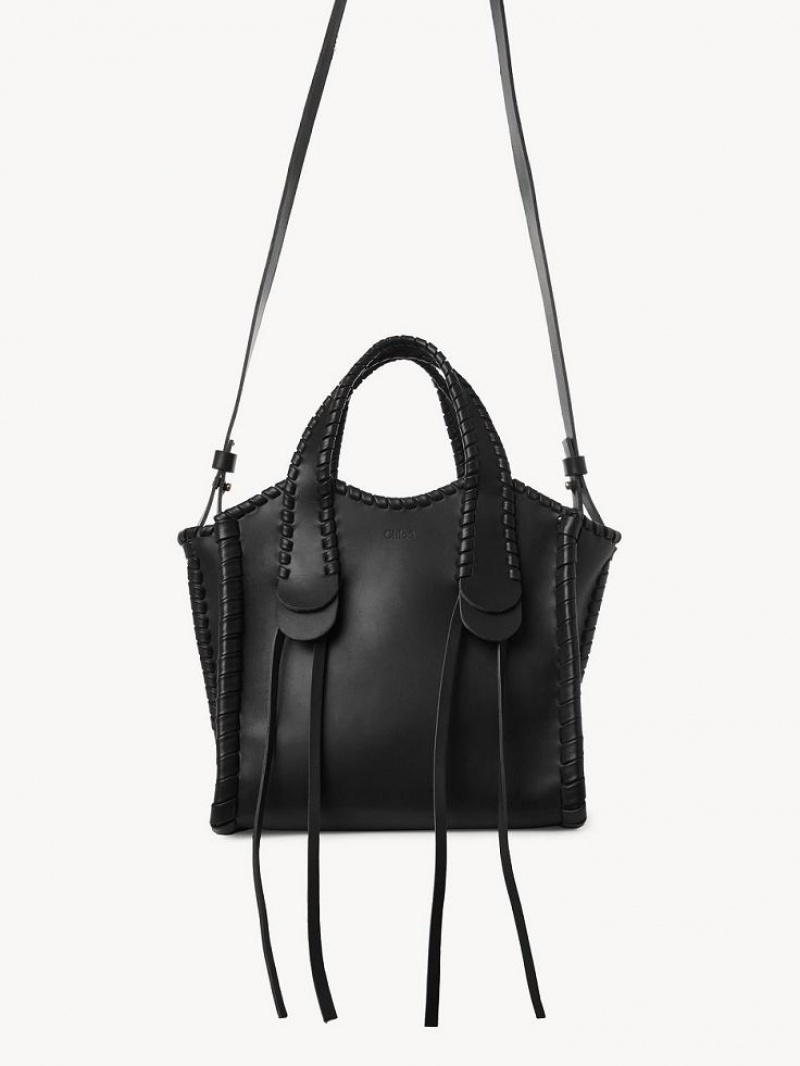 Chloe Small Mony Crossbody Bags Black | CHE-SR13603