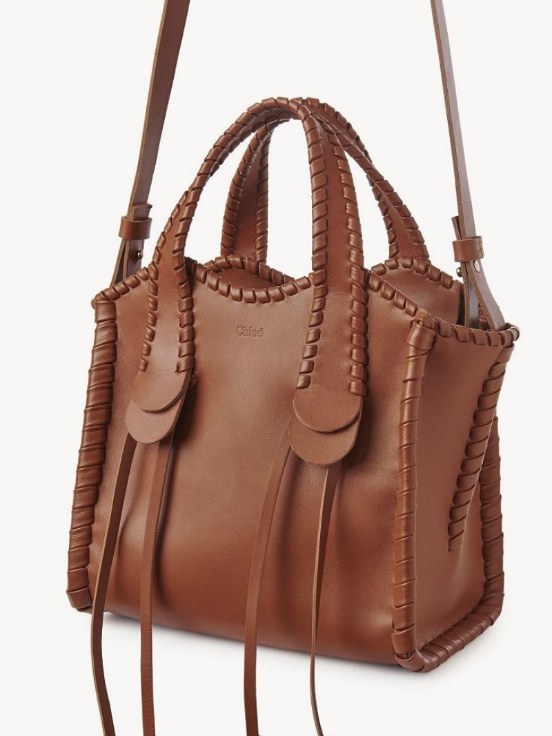 Chloe Small Mony Tote Bags Caramel | CHE-SR13310