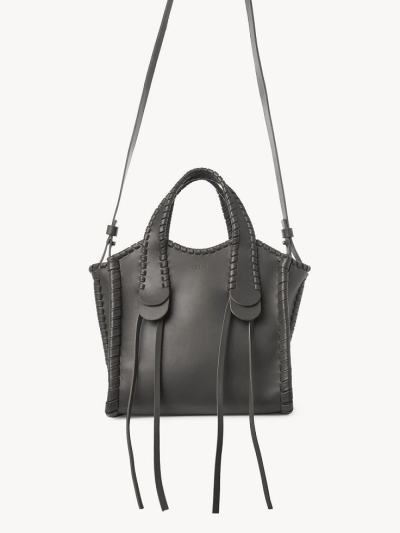 Chloe Small Mony Tote Bags Elephant Grey | CHE-SR13398