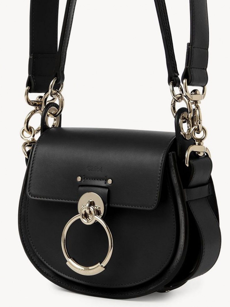 Chloe Small Tess Crossbody Bags Black | CHE-SR13545