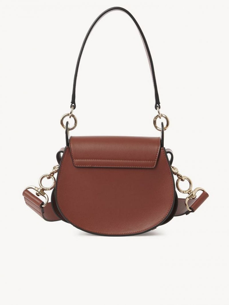 Chloe Small Tess Crossbody Bags Sepia Brown | CHE-SR13522