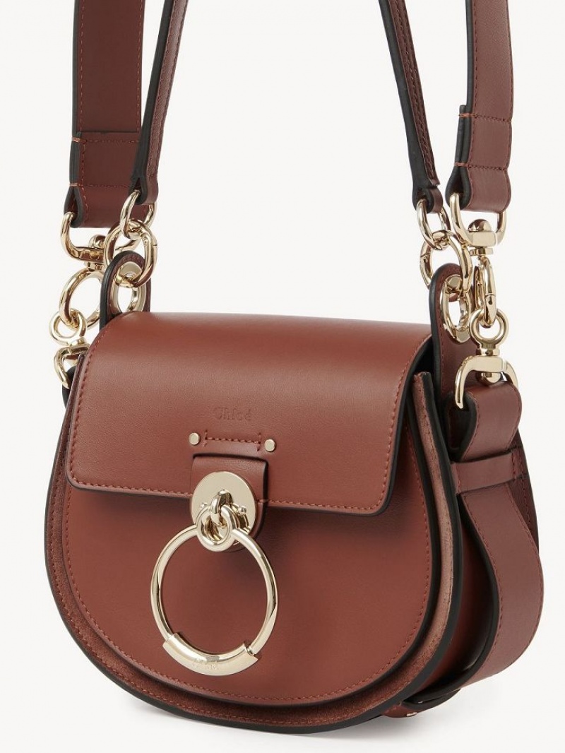 Chloe Small Tess Crossbody Bags Sepia Brown | CHE-SR13522