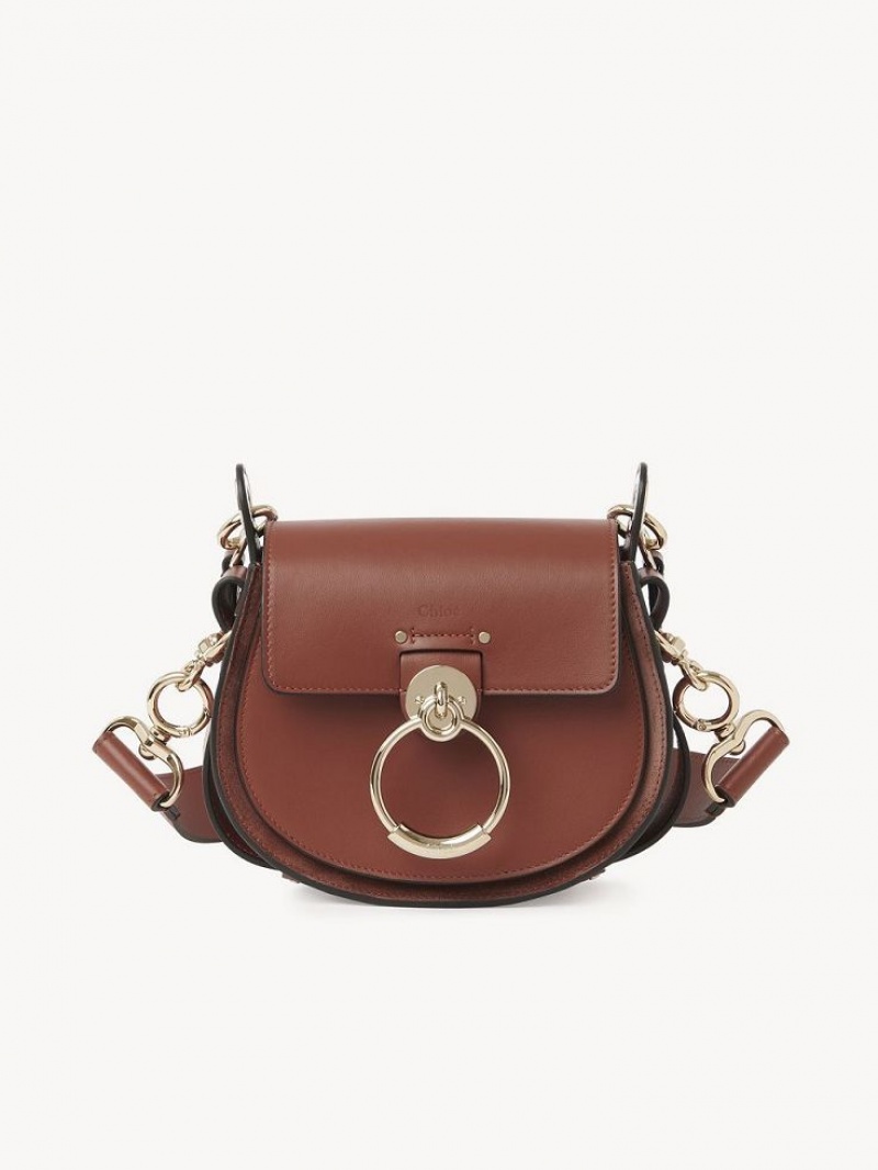 Chloe Small Tess Crossbody Bags Sepia Brown | CHE-SR13522