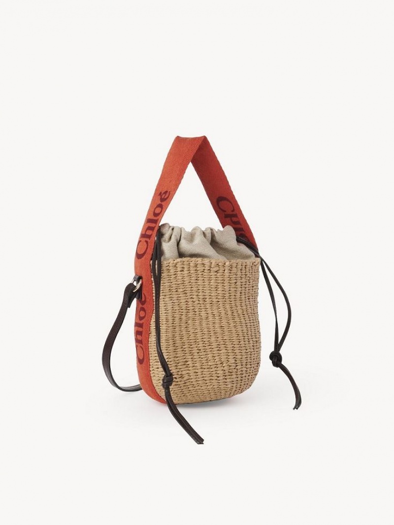 Chloe Small Woody Baskets ORANGE - ORANGE 1 | CHE-SR13645