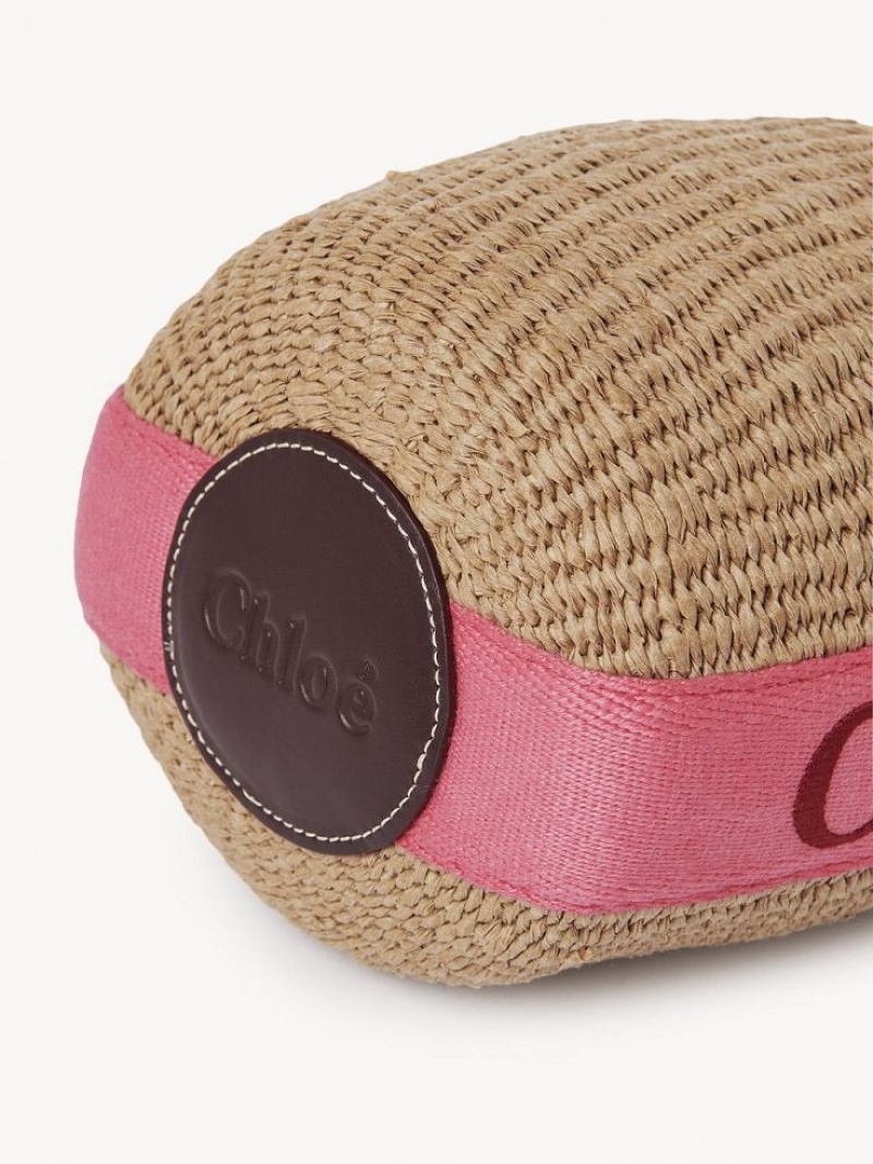 Chloe Small Woody Baskets PINK - RED 1 | CHE-SR13652