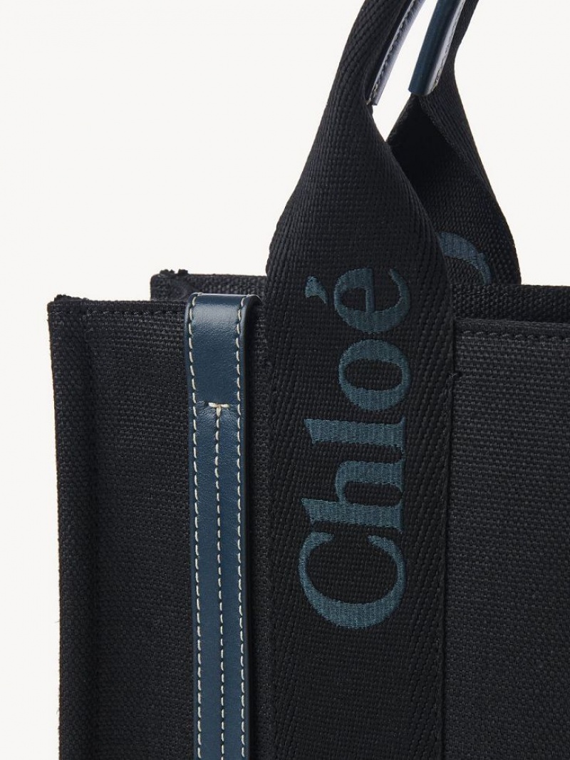 Chloe Small Woody Crossbody Bags BLACK - GREEN 1 | CHE-SR13570