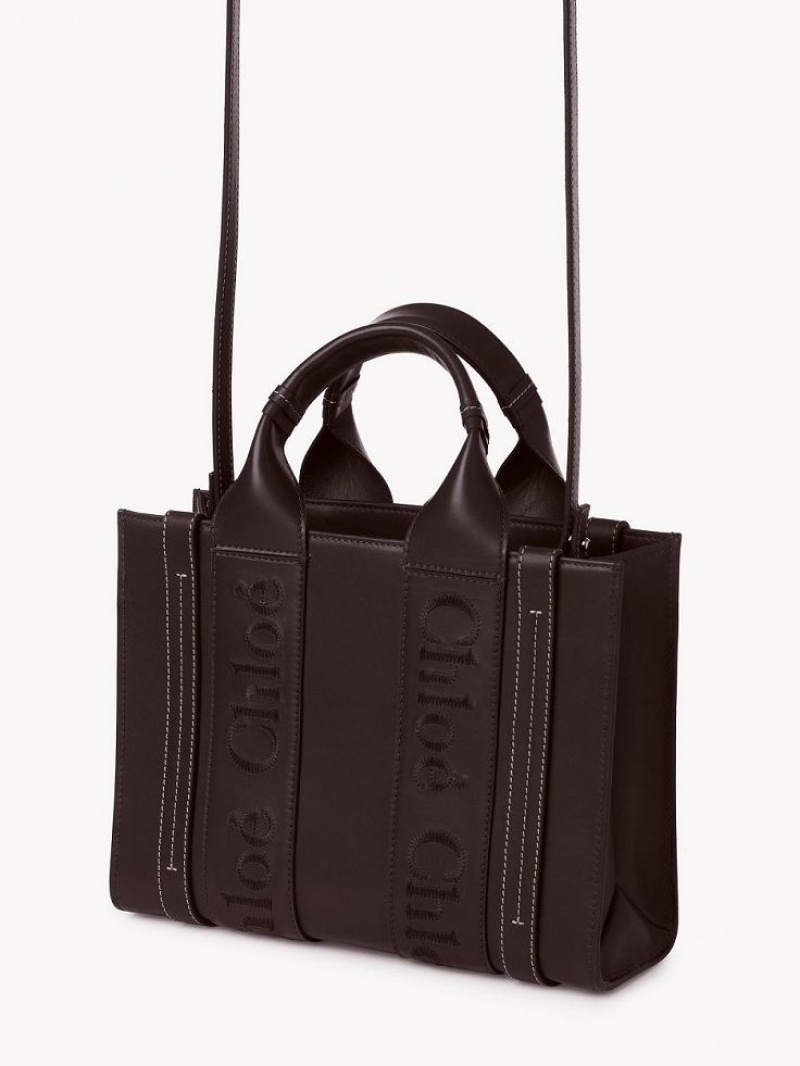 Chloe Small Woody Tote Bags DEEP VIOLINE | CHE-SR13375