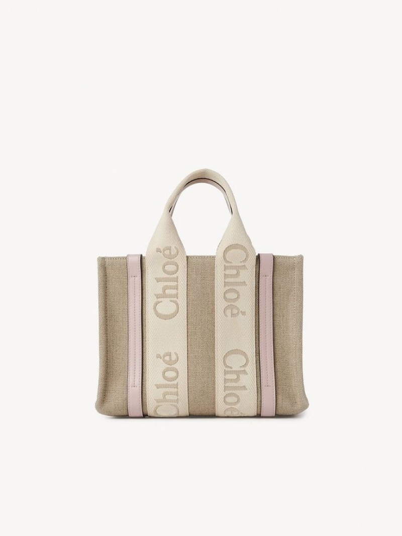 Chloe Small Woody Tote Bags WILD GREY | CHE-SR13312