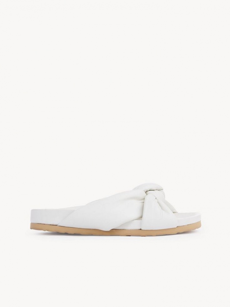 Chloe Spencer Slide Flats GESSO | CHE-SR14811