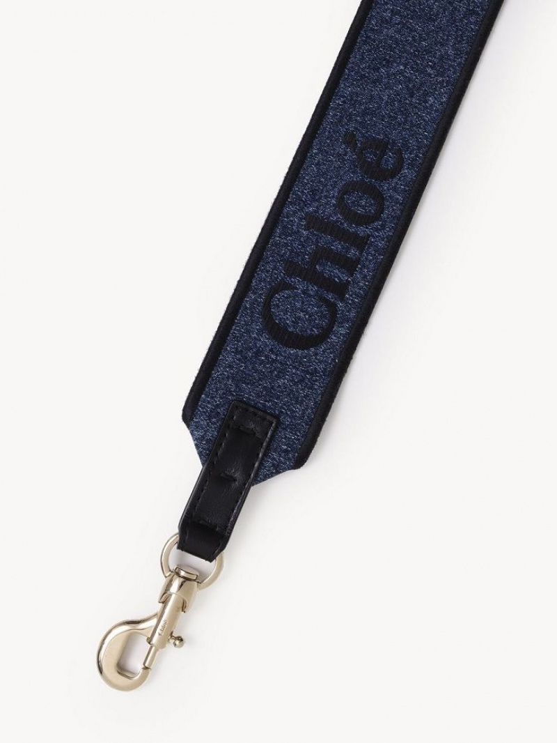 Chloe Strap Straps Denim | CHE-SR13766