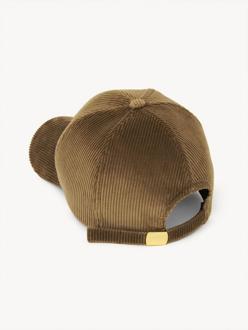 Chloe Swing Caps Olive Brown | CHE-SR14469