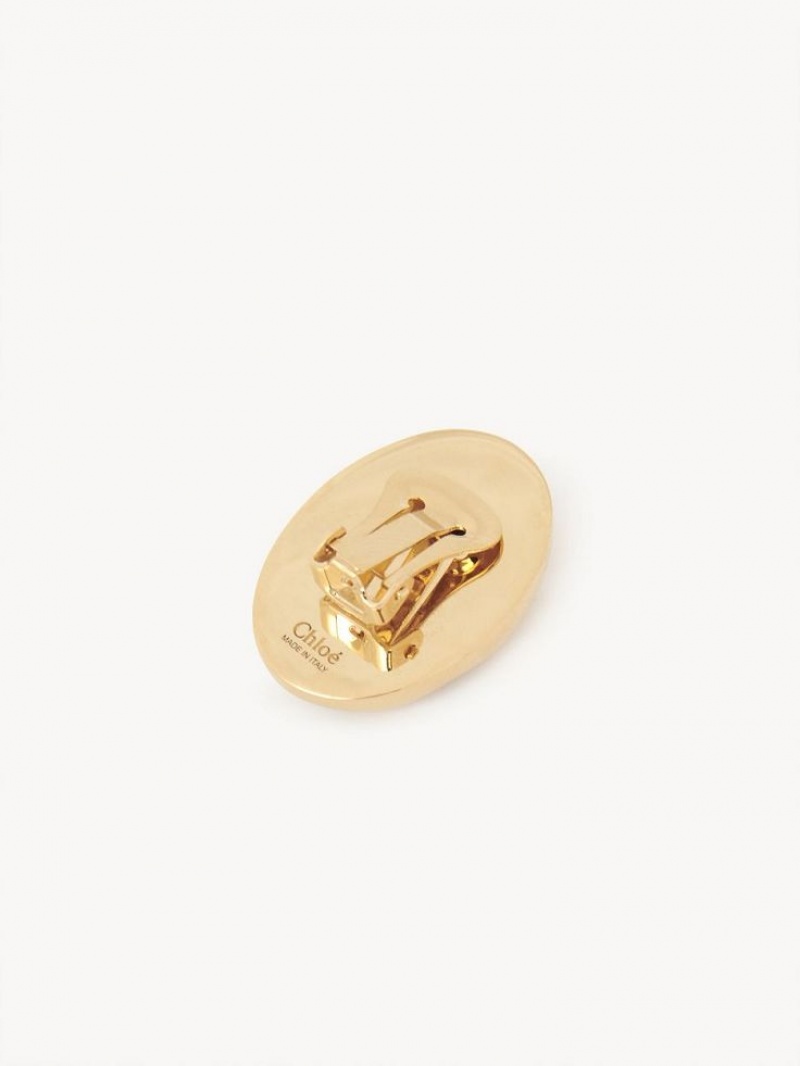 Chloe Sybil Clip-on Earrings Pearl | CHE-SR14458