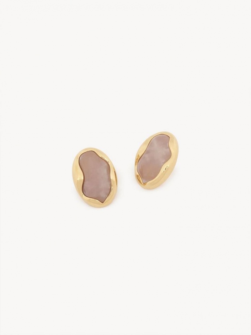 Chloe Sybil Earrings Bright Gold | CHE-SR14457