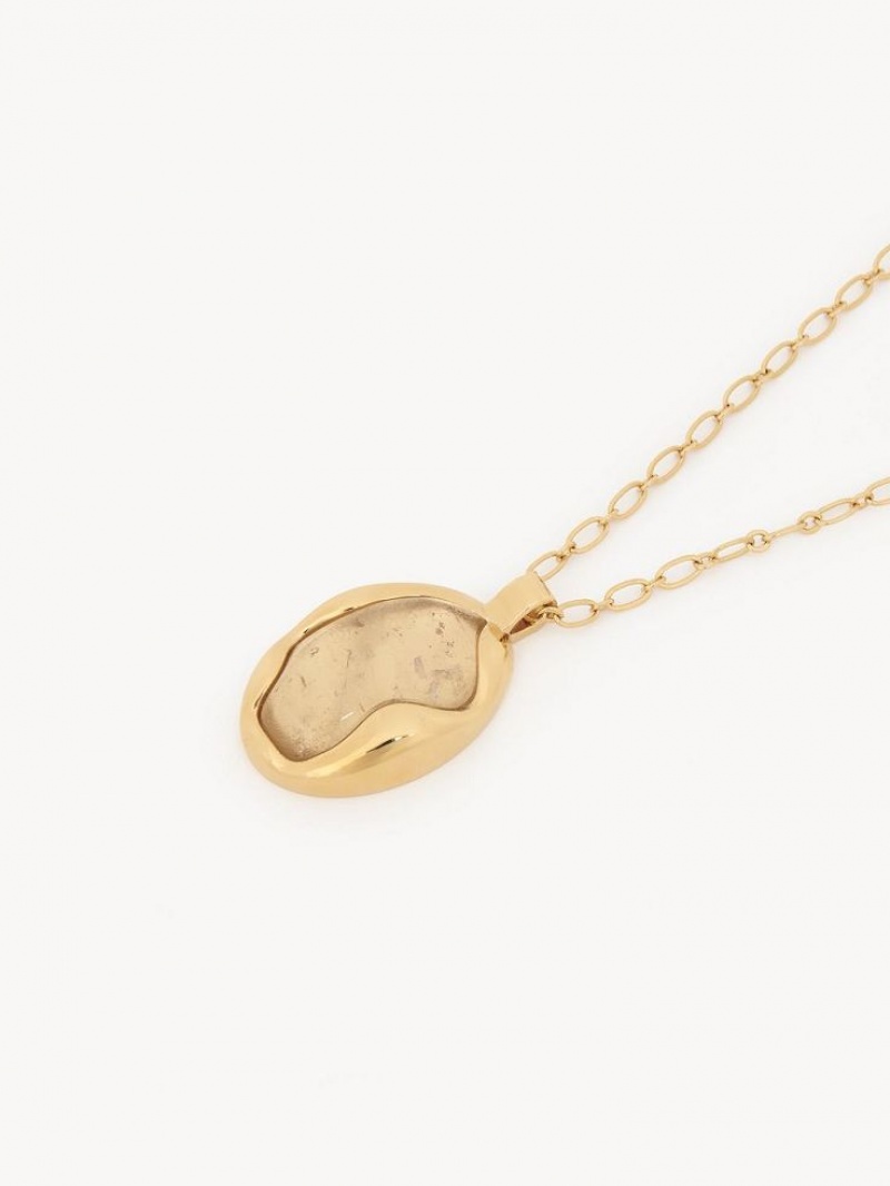 Chloe Sybil Necklaces Bright Gold | CHE-SR14452