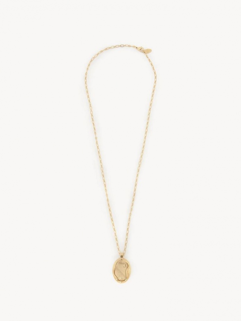 Chloe Sybil Necklaces Bright Gold | CHE-SR14452