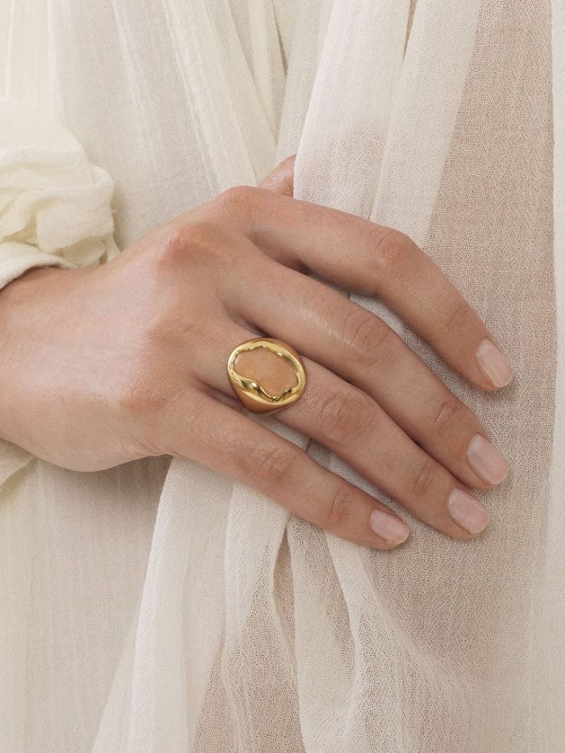 Chloe Sybil Rings Bright Gold | CHE-SR14449