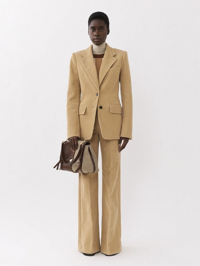 Chloe Tailored Suiting Pearl Beige | CHE-SR14056