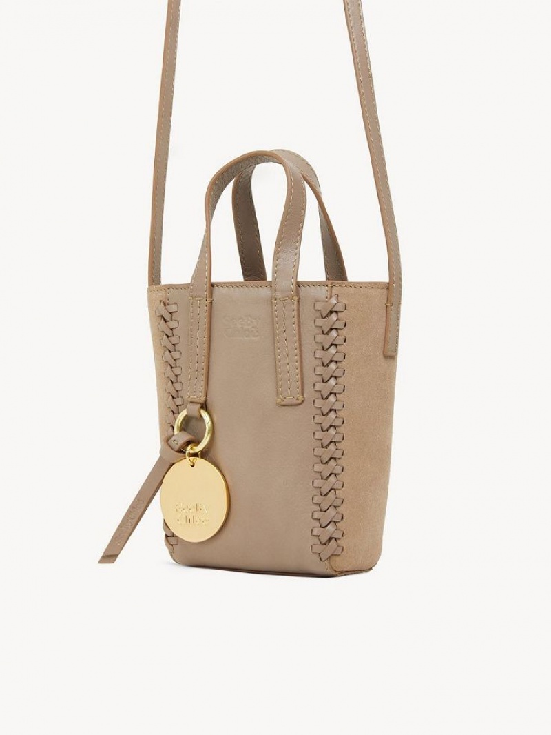 Chloe Tilda Mini Tote Bags Motty Grey | CHE-SR14707