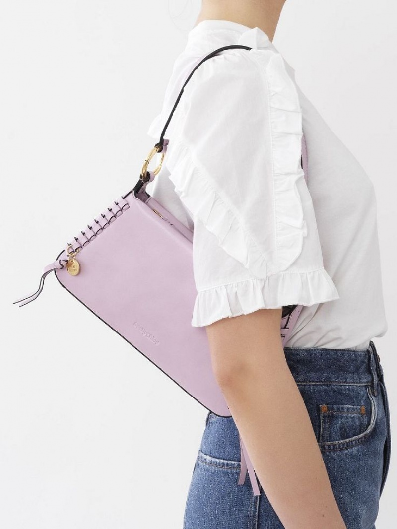 Chloe Tilda Uette Mini Bags Creamy Lilac | CHE-SR14740