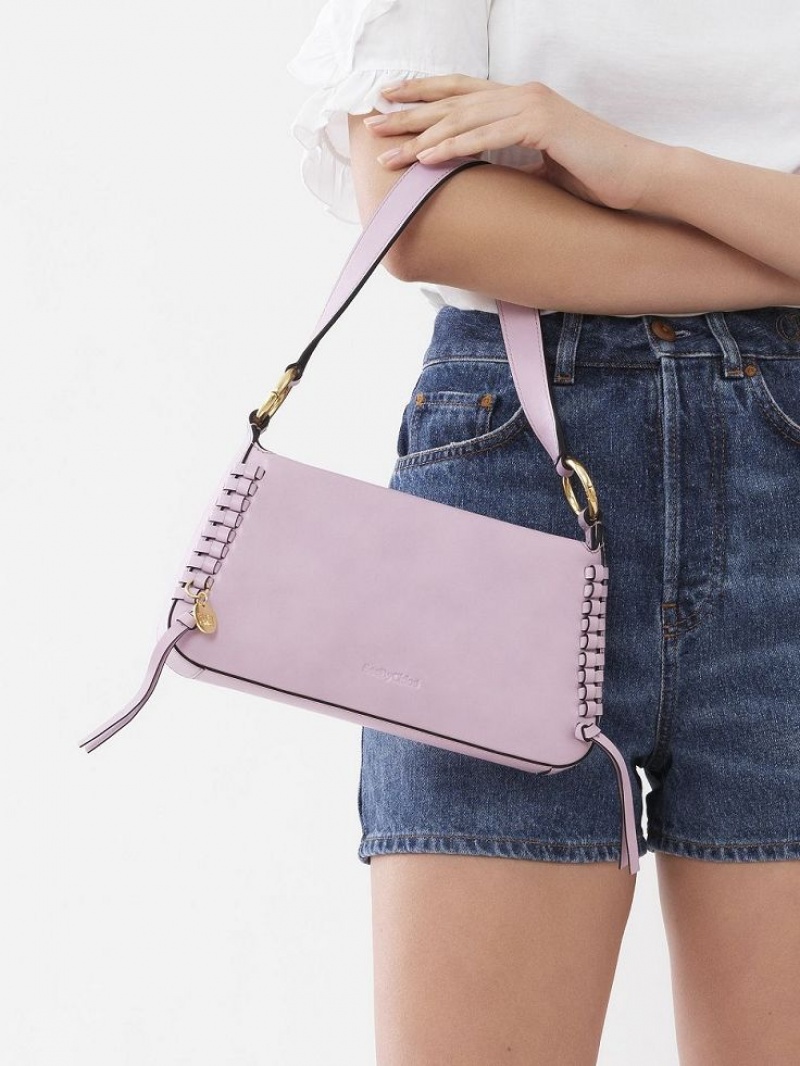 Chloe Tilda Uette Mini Bags Creamy Lilac | CHE-SR14740