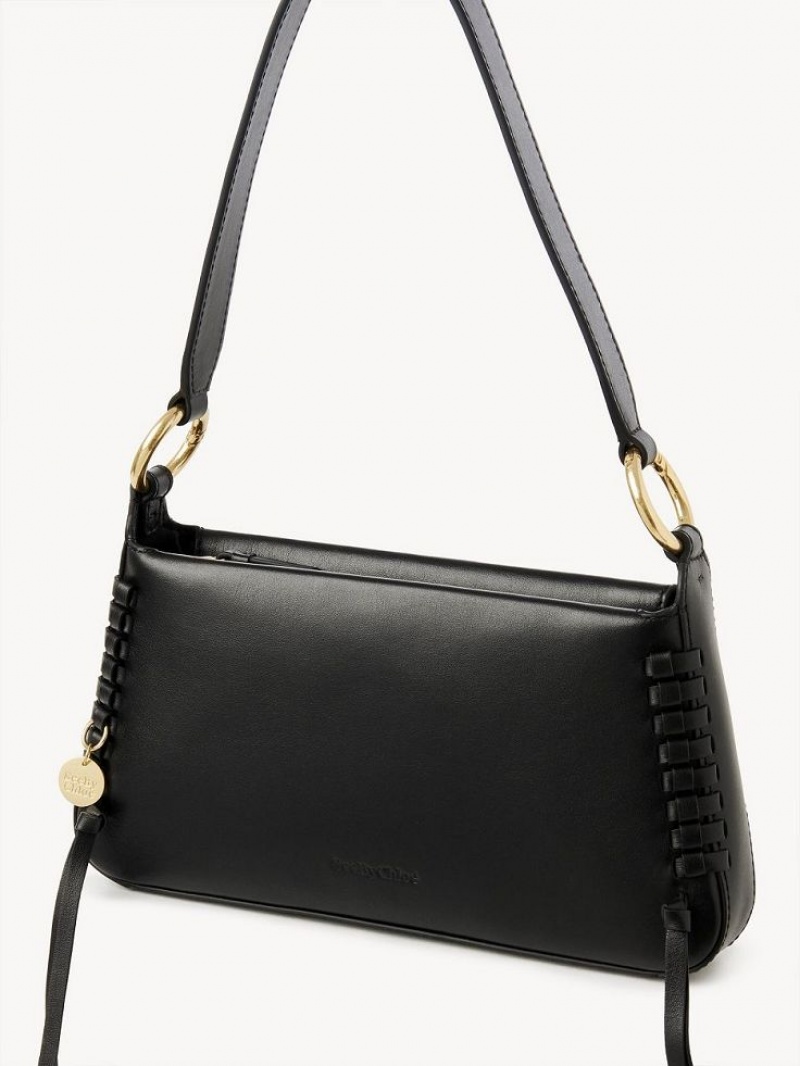 Chloe Tilda Uette Shoulder Bags Black | CHE-SR14655