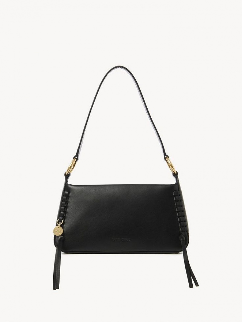 Chloe Tilda Uette Shoulder Bags Black | CHE-SR14655