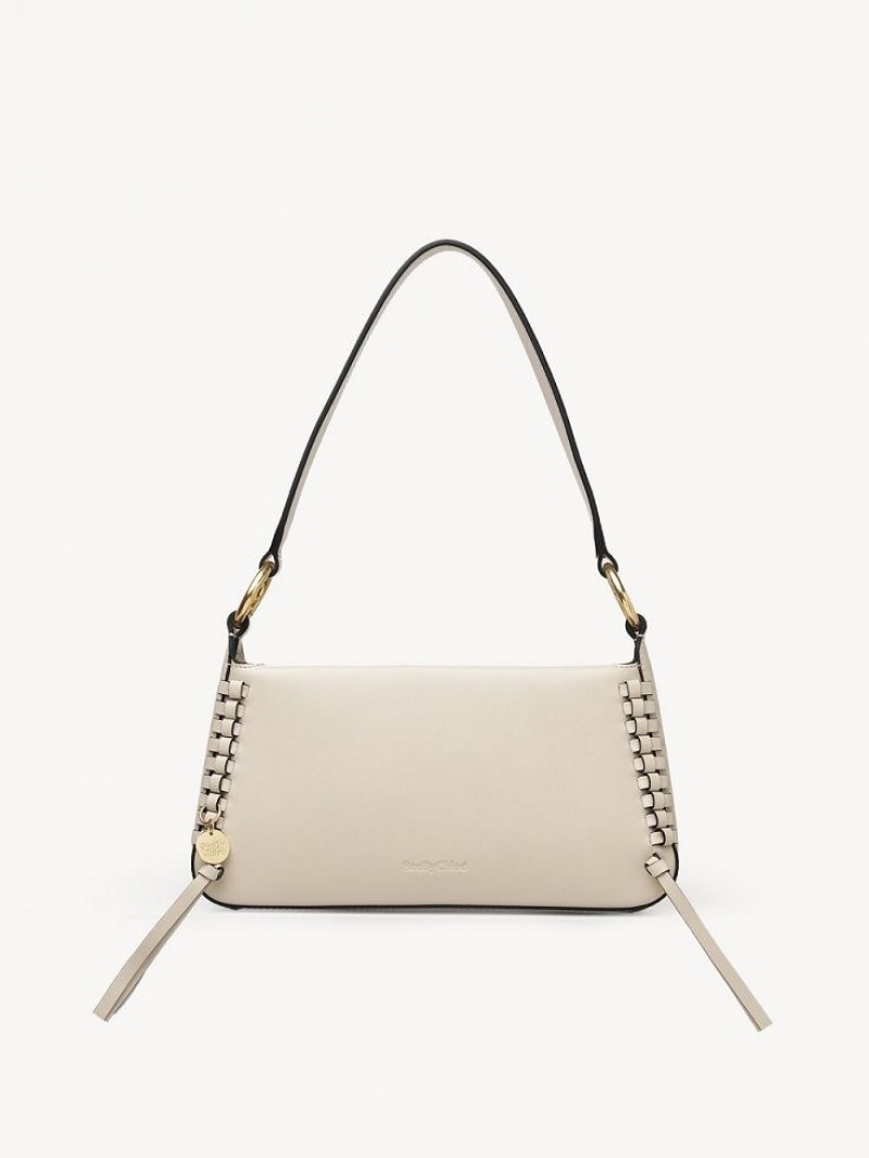 Chloe Tilda Uette Shoulder Bags Cement Beige | CHE-SR14670