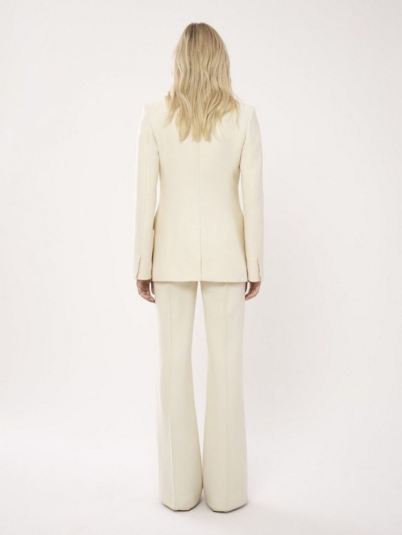 Chloe Two-button Tailored Jackets COCONUT MILK | CHE-SR13775