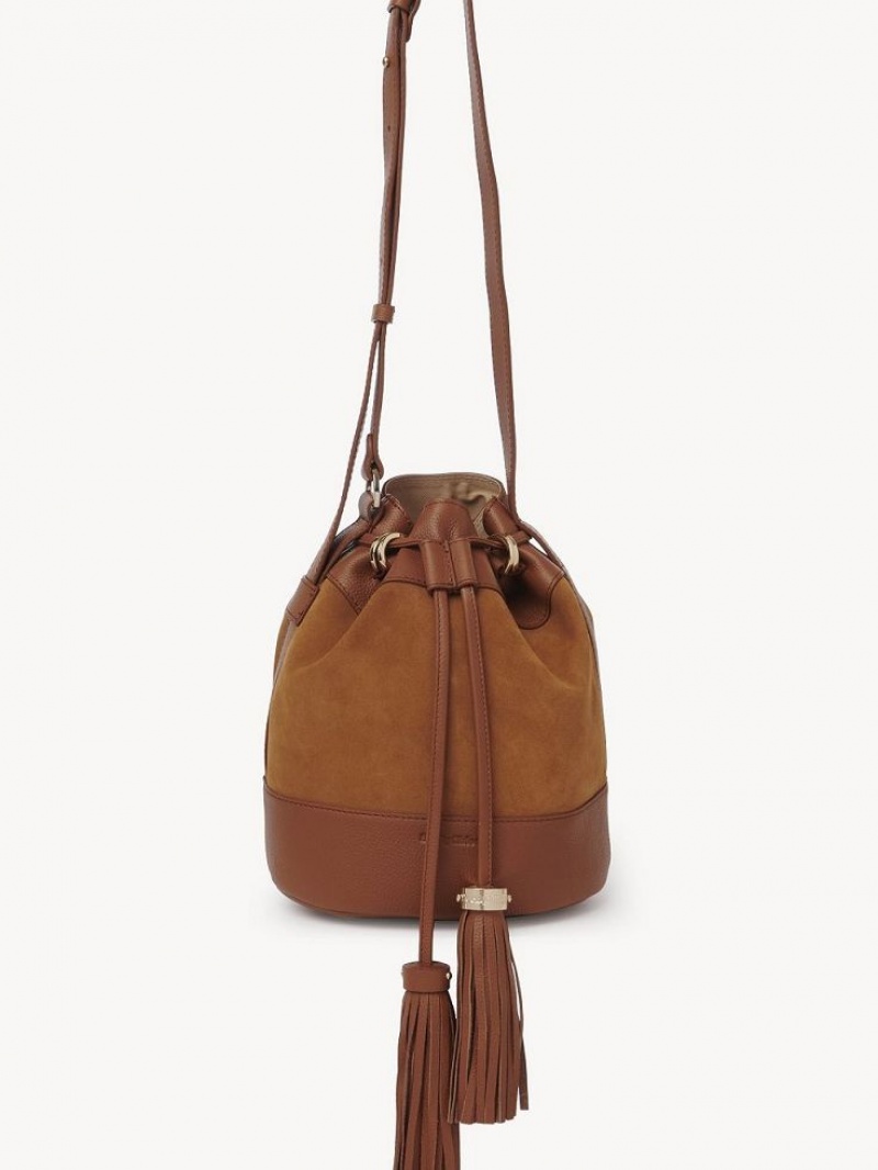 Chloe Vicki Bucket Mini Bags CARAMELLO | CHE-SR14737