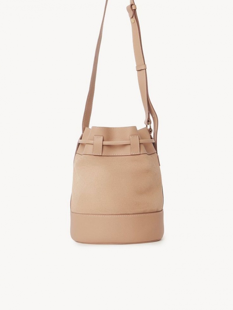 Chloe Vicki Bucket Mini Bags COFFEE PINK | CHE-SR14747