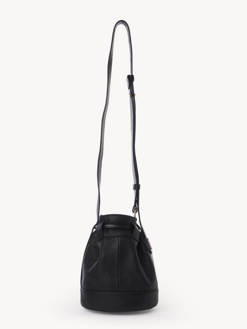 Chloe Vicki Small Bucket Shoulder Bags Black | CHE-SR14644