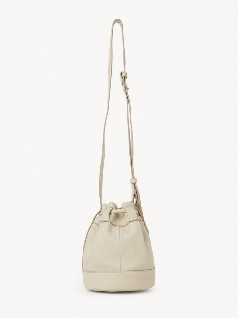 Chloe Vicki Small Bucket Shoulder Bags Cement Beige | CHE-SR14643