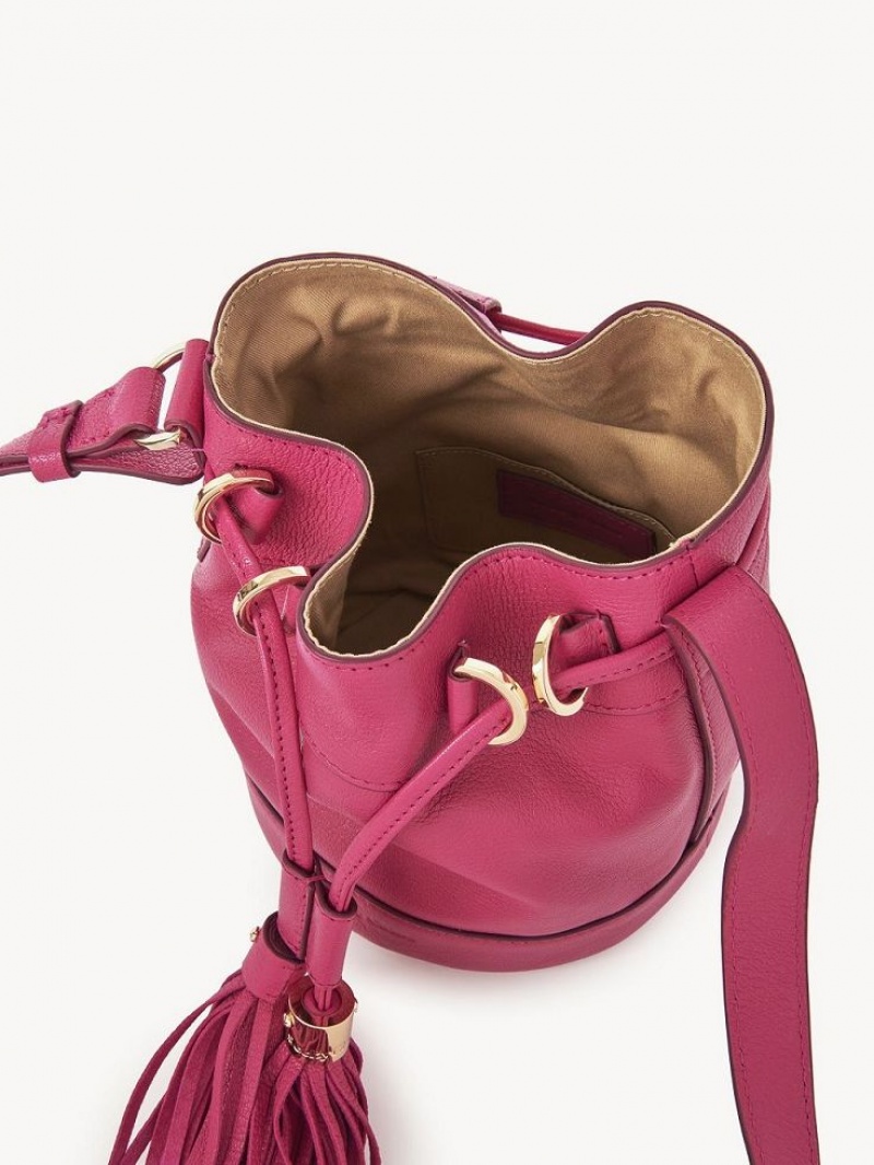 Chloe Vicki Small Bucket Shoulder Bags MAGNETIC PINK | CHE-SR14610