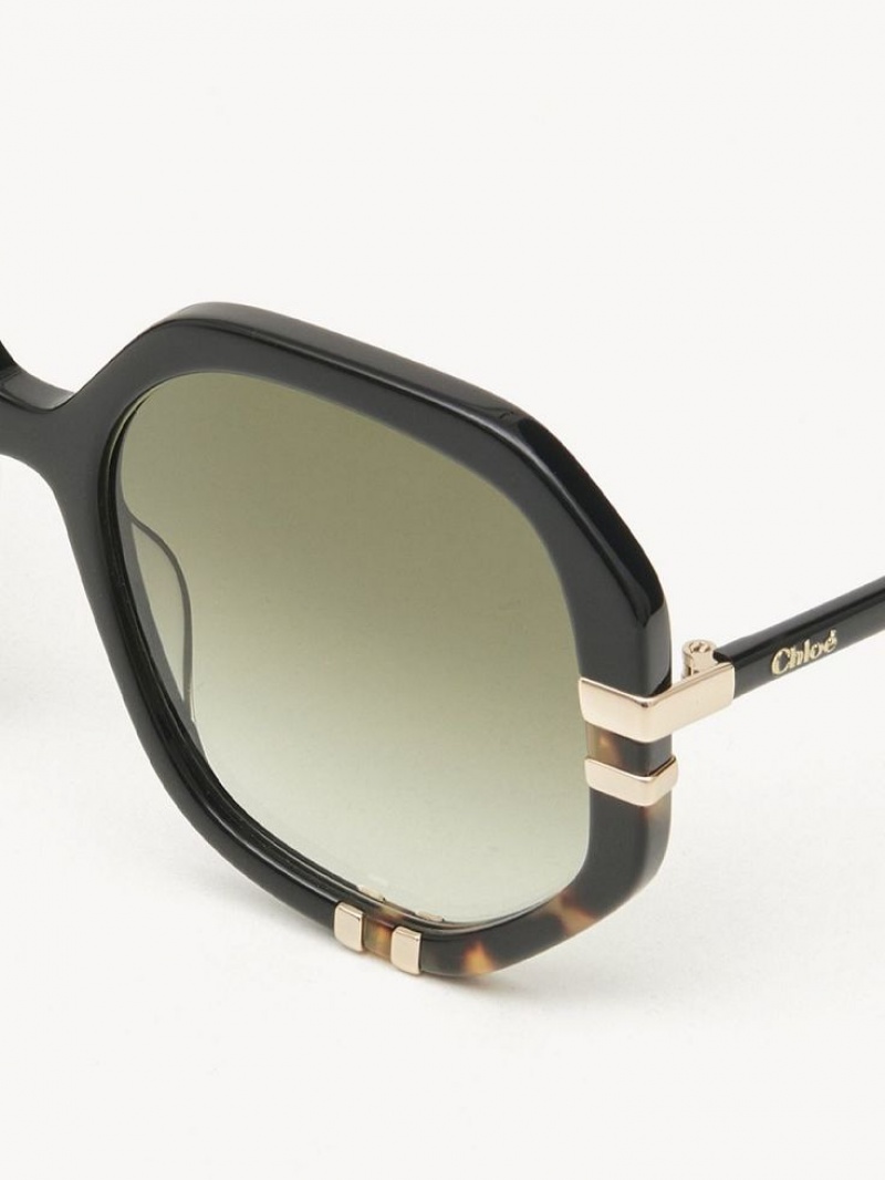 Chloe West Small Sunglasses BLACK/HAVANA | CHE-SR14519