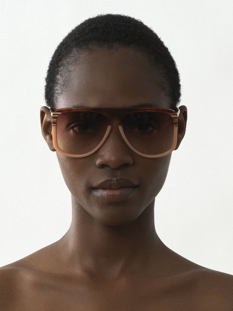 Chloe West Sunglasses HAVANA/PEACH | CHE-SR14548