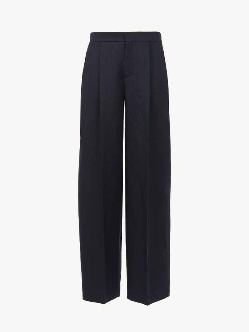 Chloe Wide-leg Pants Abyss Blue | CHE-SR14002